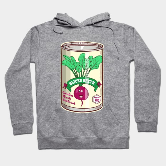 Tin of beetroot Hoodie by mailboxdisco